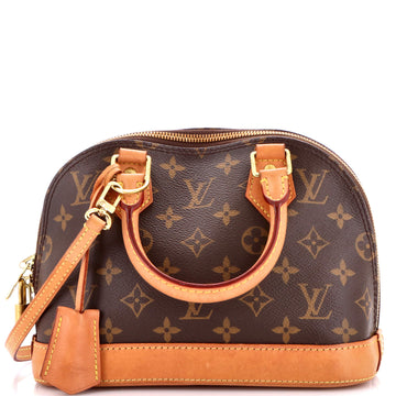 Alma Handbag Monogram Canvas BB