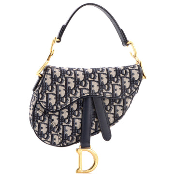 Saddle Handbag Oblique Canvas Mini