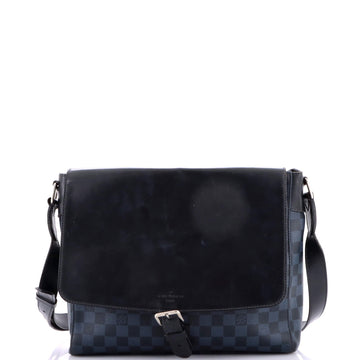 Newport Messenger Damier Cobalt MM