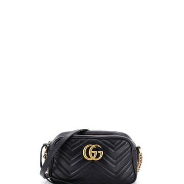GG Marmont Shoulder Bag Matelasse Leather Small