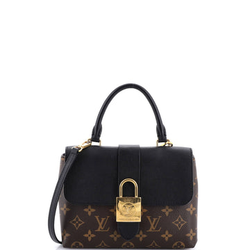 Locky Handbag Monogram Canvas with Leather BB