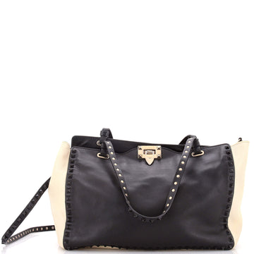 Rockstud Tote Soft Leather Medium