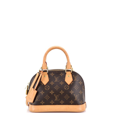 Alma Handbag Monogram Canvas BB