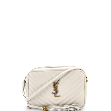 Lou Camera Bag Matelasse Chevron Leather Small