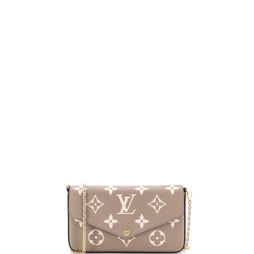 Felicie Pochette Bicolor Monogram Empreinte Giant