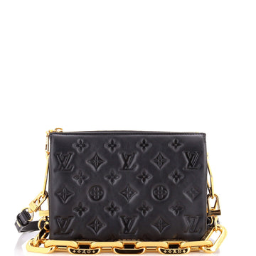 Coussin Bag Monogram Embossed Lambskin BB