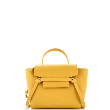 Belt Bag Textured Leather Nano
