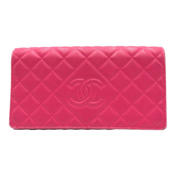 Top Quality Chanel Matelasse Leather Long Wallet