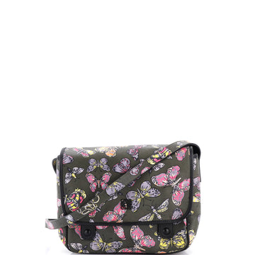 Messenger Bag Printed Leather Small