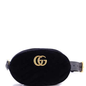 GG Marmont Belt Bag Matelasse Velvet