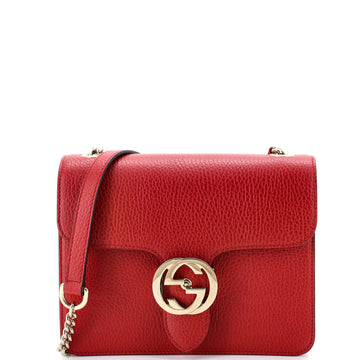 Interlocking Shoulder Bag Leather Small