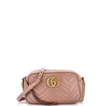 GG Marmont Shoulder Bag Matelasse Leather Small