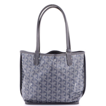 Anjou Reversible Tote Coated Canvas Mini