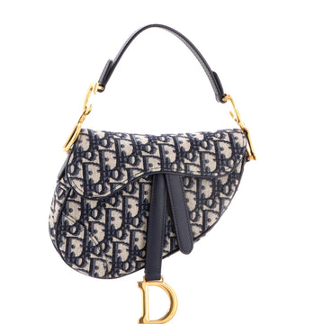 Saddle Handbag Oblique Canvas Mini