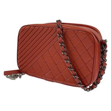 Top Quality Chanel Boy Camera Bag Red Leather