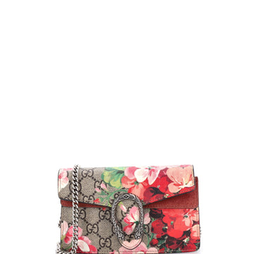 Dionysus Bag Blooms Print GG Coated Canvas Super Mini