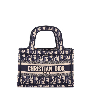 Book Tote Oblique Canvas Mini