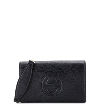 Soho Wallet on Chain Leather