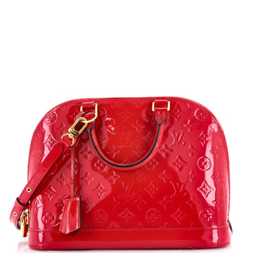 Alma Handbag Monogram Vernis PM