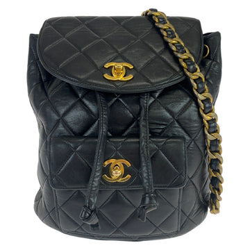 Top Quality Chanel Leather Matelasse Double C Turn Lock Backpack