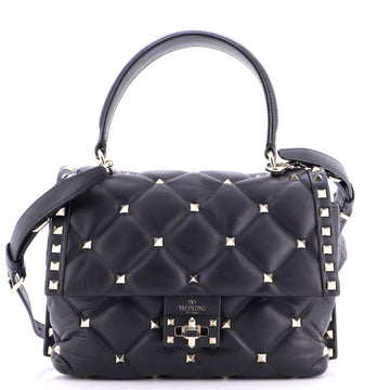 Candystud Top Handle Bag Leather Medium