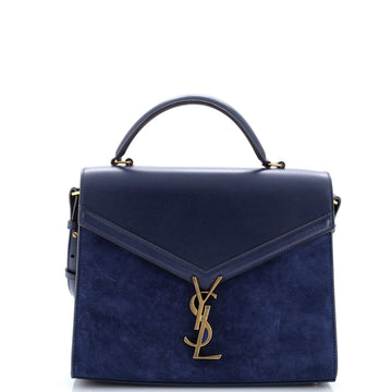 Cassandra Top Handle Bag Leather and Suede Medium
