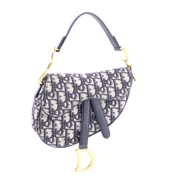 Saddle Handbag Oblique Canvas Mini