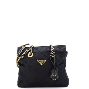 Re-Edition 1995 Chain Tote Quilted Re-Nylon Small