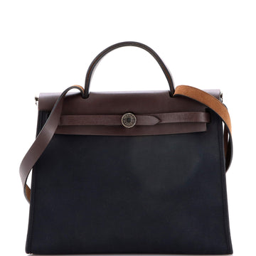 Herbag Zip Leather and Toile 31