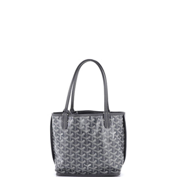 Anjou Reversible Tote Coated Canvas Mini