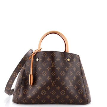 Montaigne Handbag Monogram Canvas MM