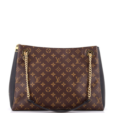 Surene Handbag Monogram Canvas with Leather MM