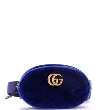 GG Marmont Belt Bag Matelasse Velvet