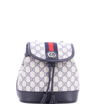 Ophidia Flap Backpack GG Coated Canvas Mini