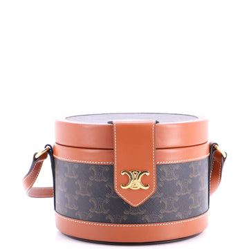 Tambour Bag Triomphe Coated Canvas Medium