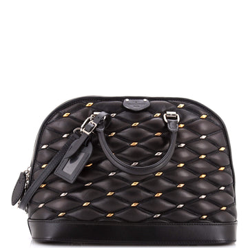 Alma Handbag Studded Malletage Leather PM