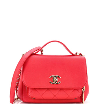 Business Affinity Flap Bag Quilted Caviar Mini