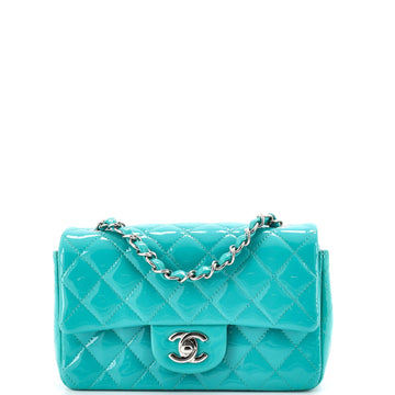 Classic Single Flap Bag Quilted Patent Mini