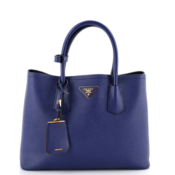 Cuir Double Tote Saffiano Leather Medium