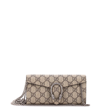 Dionysus Chain Wallet GG Coated Canvas Long