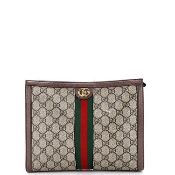 Ophidia Pouch GG Coated Canvas Medium