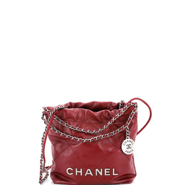 22 Chain Hobo Quilted Calfskin Mini