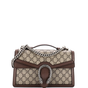Dionysus Top Handle Chain Bag GG Coated Canvas Small