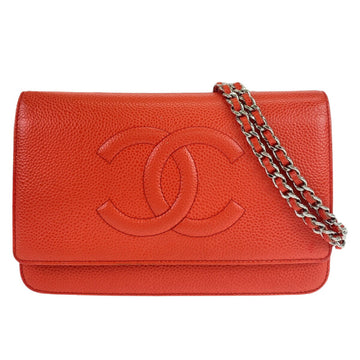 Top Quality Chanel Leather Skin Coco Mark Shoulder Bag