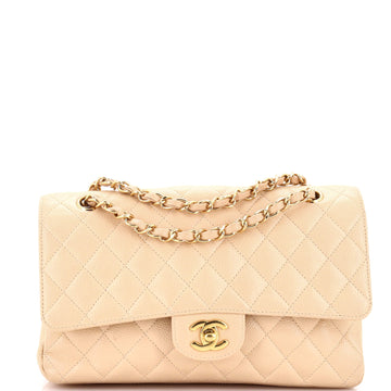 Classic Double Flap Bag Quilted Caviar Medium