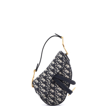 Saddle Handbag Oblique Canvas Mini