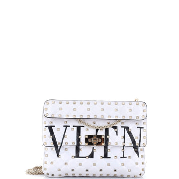 VLTN Rockstud Spike Flap Bag Quilted Leather Medium