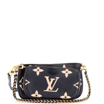 Multi Pochette Accessoires Bicolor Monogram Empreinte Giant