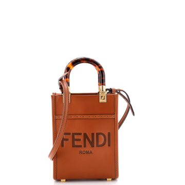 Sunshine Shopper Tote Leather Mini