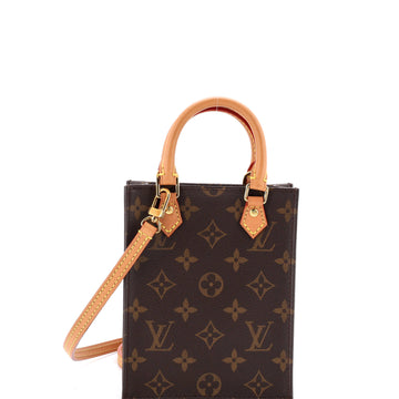 Petit Sac Plat Bag Monogram Canvas